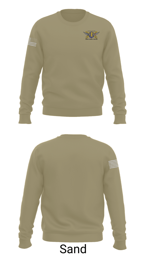 Crew Neck Sweatshirt, E Trp 2-6 CAV, 25th CAB, 25th INF, , Teamtime, Team time, sublimation, custom sports apparel, team uniforms, spirit wear, spiritwear, sports uniforms, custom shirts, team store, custom team store, fundraiser sports, apparel fundraiser