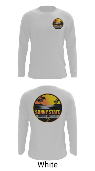 Long Sleeve Performance Shirt, Sunny State Property Maintenance, , Teamtime, Team time, sublimation, custom sports apparel, team uniforms, spirit wear, spiritwear, sports uniforms, custom shirts, team store, custom team store, fundraiser sports, apparel fundraiser