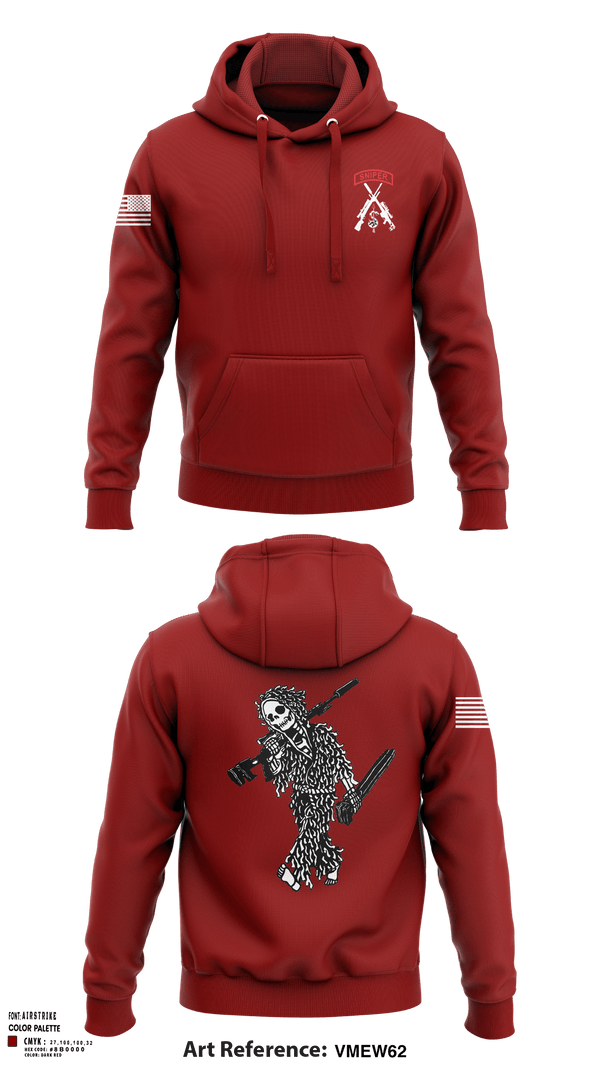 Hoodie, 2-5 CAV Snipers, Army, Teamtime, Team time, sublimation, custom sports apparel, team uniforms, spirit wear, spiritwear, sports uniforms, custom shirts, team store, custom team store, fundraiser sports, apparel fundraiser