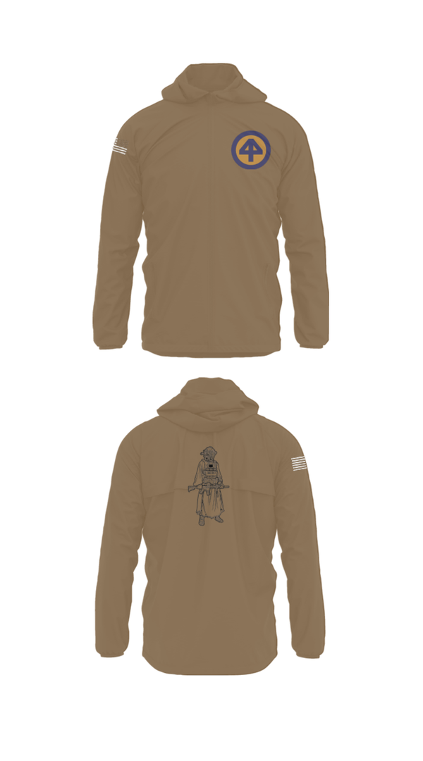 Windbreaker, A Co 1/1-114th, Army, Teamtime, Team time, sublimation, custom sports apparel, team uniforms, spirit wear, spiritwear, sports uniforms, custom shirts, team store, custom team store, fundraiser sports, apparel fundraiser