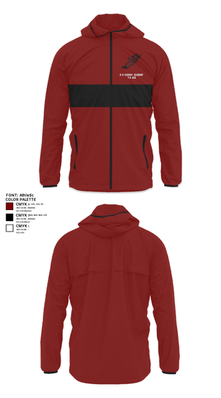 Windbreaker, Broadway Academy Track, Track & Field, Teamtime, Team time, sublimation, custom sports apparel, team uniforms, spirit wear, spiritwear, sports uniforms, custom shirts, team store, custom team store, fundraiser sports, apparel fundraiser