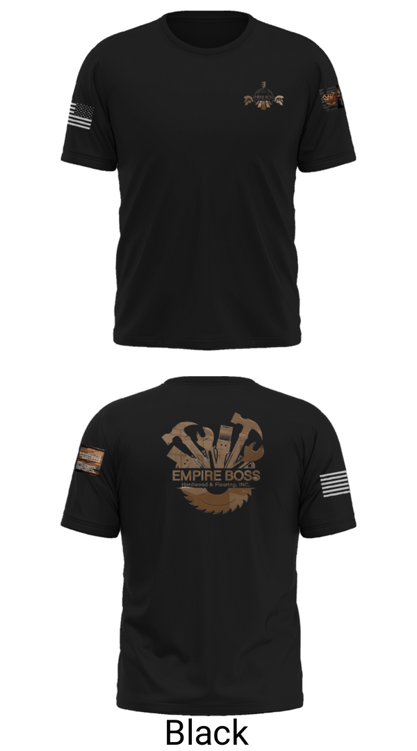 Short Sleeve Performance Shirt, Empire Boss Hardwood & Flooring, INC, , Teamtime, Team time, sublimation, custom sports apparel, team uniforms, spirit wear, spiritwear, sports uniforms, custom shirts, team store, custom team store, fundraiser sports, apparel fundraiser