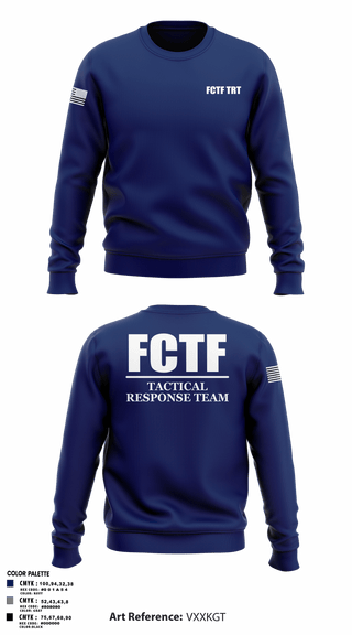 Crew Neck Sweatshirt, FCTF TRT, Police, Teamtime, Team time, sublimation, custom sports apparel, team uniforms, spirit wear, spiritwear, sports uniforms, custom shirts, team store, custom team store, fundraiser sports, apparel fundraiser