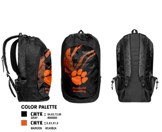 Gear Bag, Humboldt Wrestling, Wrestling, Teamtime, Team time, sublimation, custom sports apparel, team uniforms, spirit wear, spiritwear, sports uniforms, custom shirts, team store, custom team store, fundraiser sports, apparel fundraiser