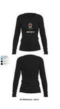 615th MP CO 40178490 Women's Long Sleeve V-neck Shirt - 34