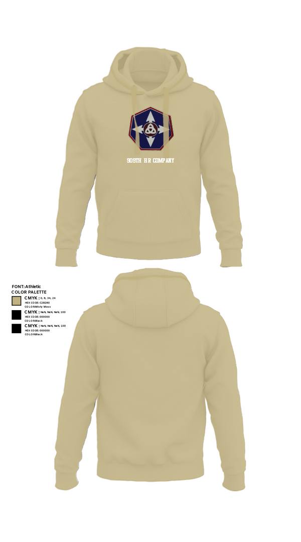 Hoodie, 909th HR Company, Army, Teamtime, Team time, sublimation, custom sports apparel, team uniforms, spirit wear, spiritwear, sports uniforms, custom shirts, team store, custom team store, fundraiser sports, apparel fundraiser