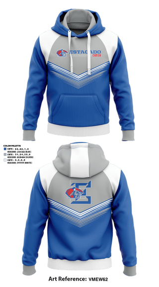 Hoodie, Estacado High School Cheer, Cheer, Teamtime, Team time, sublimation, custom sports apparel, team uniforms, spirit wear, spiritwear, sports uniforms, custom shirts, team store, custom team store, fundraiser sports, apparel fundraiser