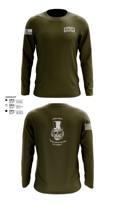 APSU RANGER CHALLENGE 6778670 Long Sleeve Performance Shirt 1