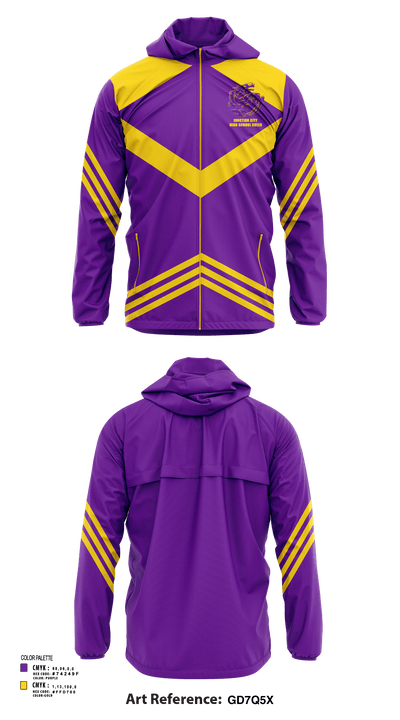 Junction City High School Cheer 88284888 Windbreaker - 117