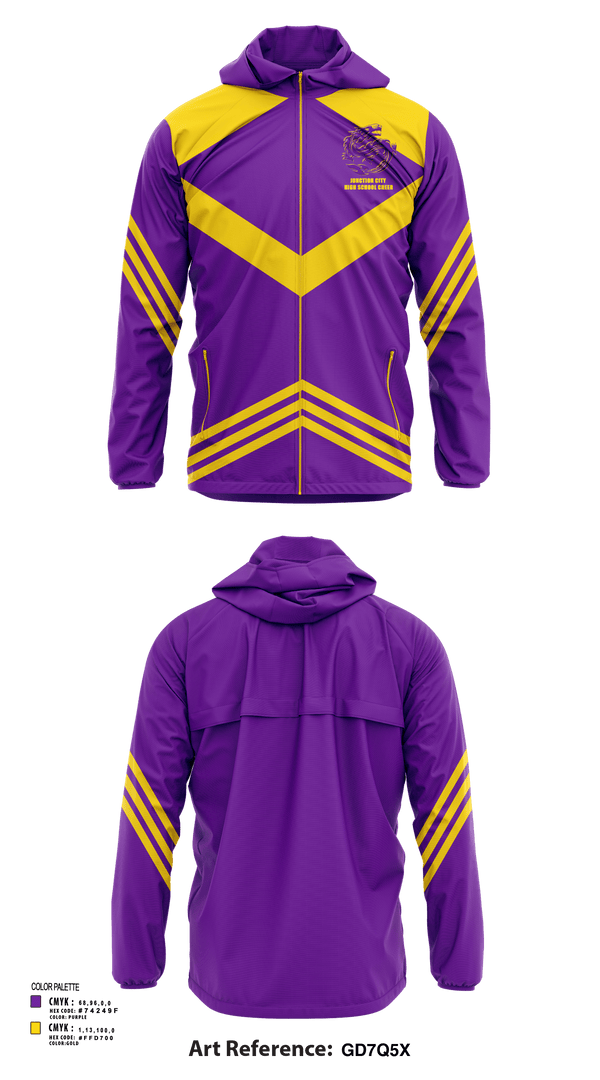 Windbreaker, Junction City High School Cheer, Cheer, Teamtime, Team time, sublimation, custom sports apparel, team uniforms, spirit wear, spiritwear, sports uniforms, custom shirts, team store, custom team store, fundraiser sports, apparel fundraiser