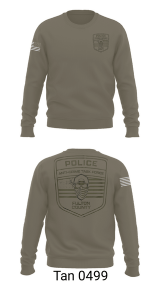 Crew Neck Sweatshirt, Fulton County Anti-Crime Task Force, , Teamtime, Team time, sublimation, custom sports apparel, team uniforms, spirit wear, spiritwear, sports uniforms, custom shirts, team store, custom team store, fundraiser sports, apparel fundraiser