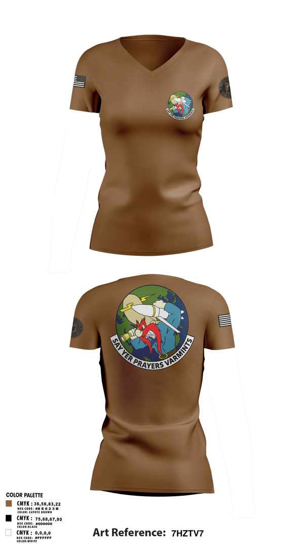 Womens Short Sleeve Vneck Shirt, 20th Intelligence Squadron, Air Force, Teamtime, Team time, sublimation, custom sports apparel, team uniforms, spirit wear, spiritwear, sports uniforms, custom shirts, team store, custom team store, fundraiser sports, apparel fundraiser