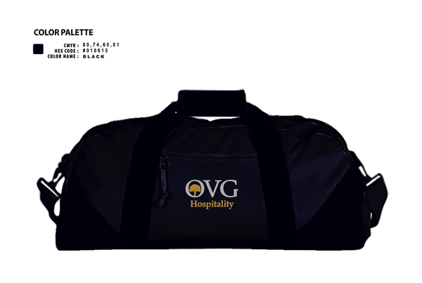 Duffle Bag, OVG Hospitality, , Teamtime, Team time, sublimation, custom sports apparel, team uniforms, spirit wear, spiritwear, sports uniforms, custom shirts, team store, custom team store, fundraiser sports, apparel fundraiser