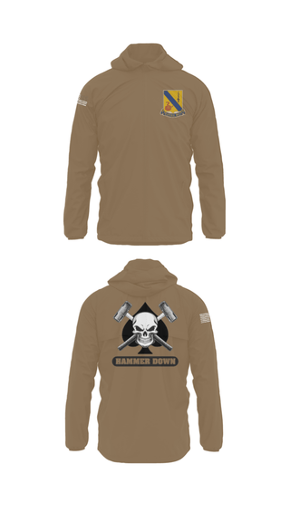 Windbreaker, 2-14 CAV ACE HIGH, Army, Teamtime, Team time, sublimation, custom sports apparel, team uniforms, spirit wear, spiritwear, sports uniforms, custom shirts, team store, custom team store, fundraiser sports, apparel fundraiser