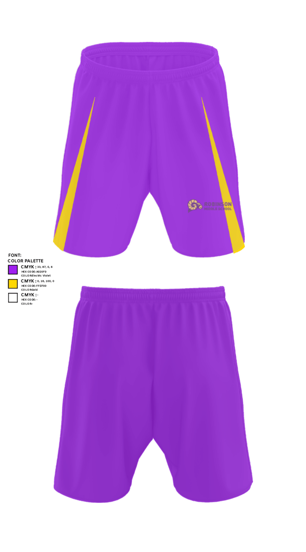 Athletic Shorts With Pockets, Robinson Middle School Track, Track & Field, Teamtime, Team time, sublimation, custom sports apparel, team uniforms, spirit wear, spiritwear, sports uniforms, custom shirts, team store, custom team store, fundraiser sports, apparel fundraiser