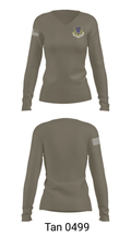 321 SMW 70680772 Women's Long Sleeve V-neck Shirt - 39