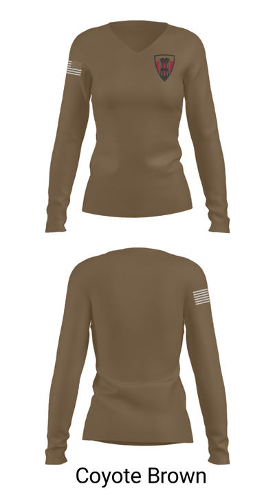 111th ACP 37704440 Women's Long Sleeve V-neck Shirt - 16