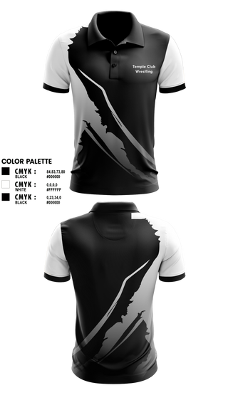 Short Sleeve Performance Polo, Temple Wrestling Club, Wrestling, Teamtime, Team time, sublimation, custom sports apparel, team uniforms, spirit wear, spiritwear, sports uniforms, custom shirts, team store, custom team store, fundraiser sports, apparel fundraiser