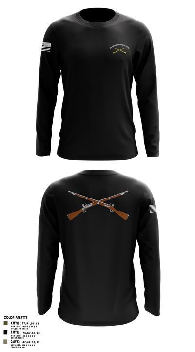 2ND Platoon, Blackhawk CO, 4-6 INF 33052175 Long Sleeve Performance Shirt 106