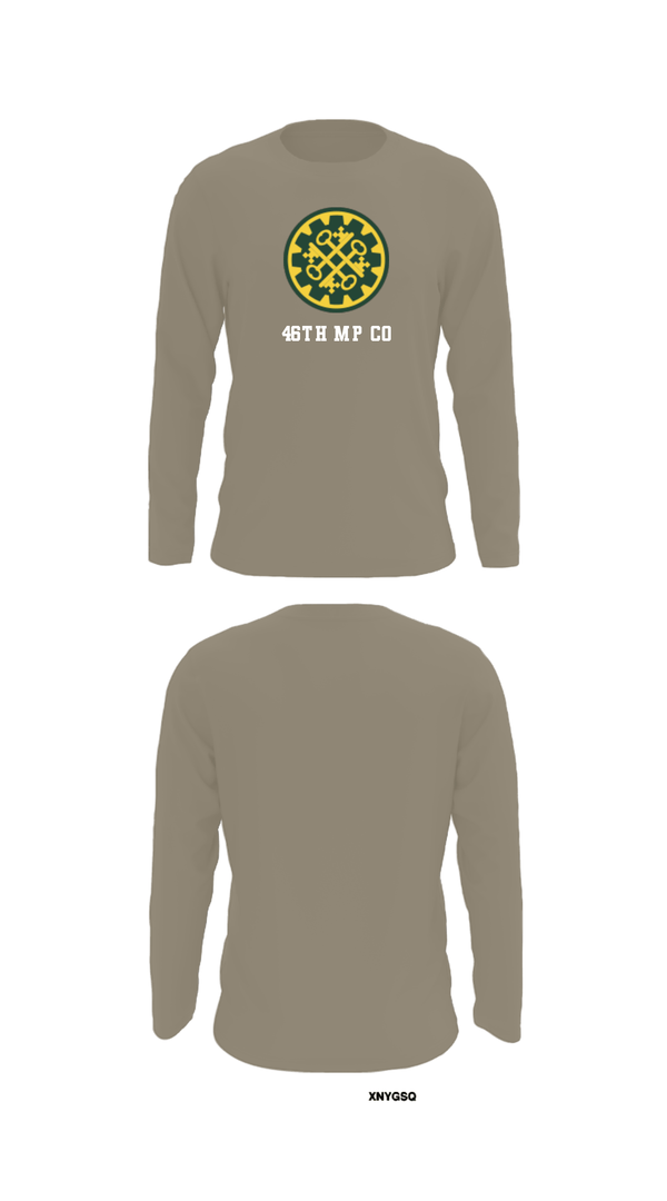 Long Sleeve Performance Shirt, 46th MP Co, Army, Teamtime, Team time, sublimation, custom sports apparel, team uniforms, spirit wear, spiritwear, sports uniforms, custom shirts, team store, custom team store, fundraiser sports, apparel fundraiser