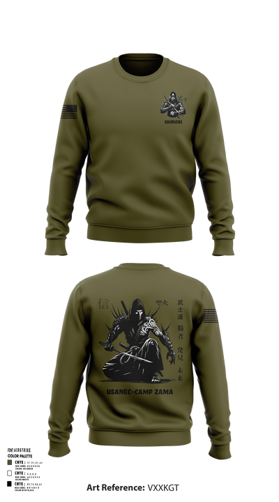 USANEC- Camp Zama, 78th Signal Battalion 94772078 Crew Neck Sweatshirt - 145