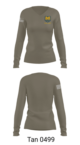 Womens Long Sleeve Vneck Shirt, UNC BEARS, , Teamtime, Team time, sublimation, custom sports apparel, team uniforms, spirit wear, spiritwear, sports uniforms, custom shirts, team store, custom team store, fundraiser sports, apparel fundraiser