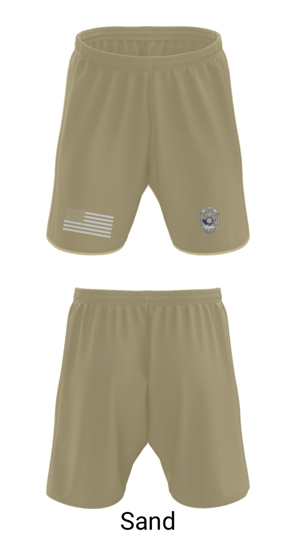 Athletic Shorts With Pockets, Haskell Police Department, Police, Teamtime, Team time, sublimation, custom sports apparel, team uniforms, spirit wear, spiritwear, sports uniforms, custom shirts, team store, custom team store, fundraiser sports, apparel fundraiser