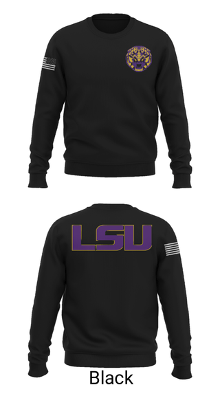Crew Neck Sweatshirt, Louisiana State University, Spirit Store, Teamtime, Team time, sublimation, custom sports apparel, team uniforms, spirit wear, spiritwear, sports uniforms, custom shirts, team store, custom team store, fundraiser sports, apparel fundraiser
