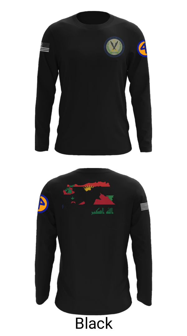 Long Sleeve Performance Shirt, 44th ICBT, National Guard, Teamtime, Team time, sublimation, custom sports apparel, team uniforms, spirit wear, spiritwear, sports uniforms, custom shirts, team store, custom team store, fundraiser sports, apparel fundraiser