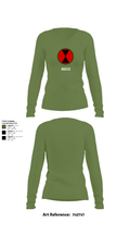 RECCE 67362725 Women's Long Sleeve V-neck Shirt - 42