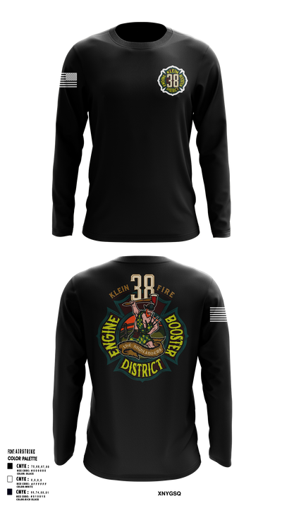 Klein Fire 38 11019570 Long Sleeve Performance Shirt 154