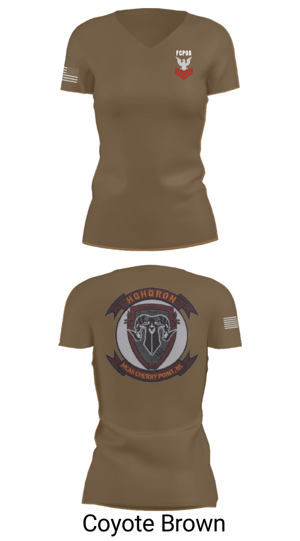Women's Short Sleeve Vneck Shirt, MCAS CHERRY POINT. H&HS, Navy, Teamtime, Team time, sublimation, custom sports apparel, team uniforms, spirit wear, spiritwear, sports uniforms, custom shirts, team store, custom team store, fundraiser sports, apparel fundraiser