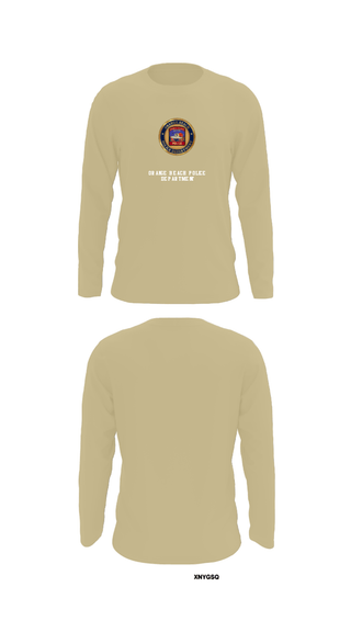 Long Sleeve Performance Shirt, Orange Beach Police Department, Police, Teamtime, Team time, sublimation, custom sports apparel, team uniforms, spirit wear, spiritwear, sports uniforms, custom shirts, team store, custom team store, fundraiser sports, apparel fundraiser