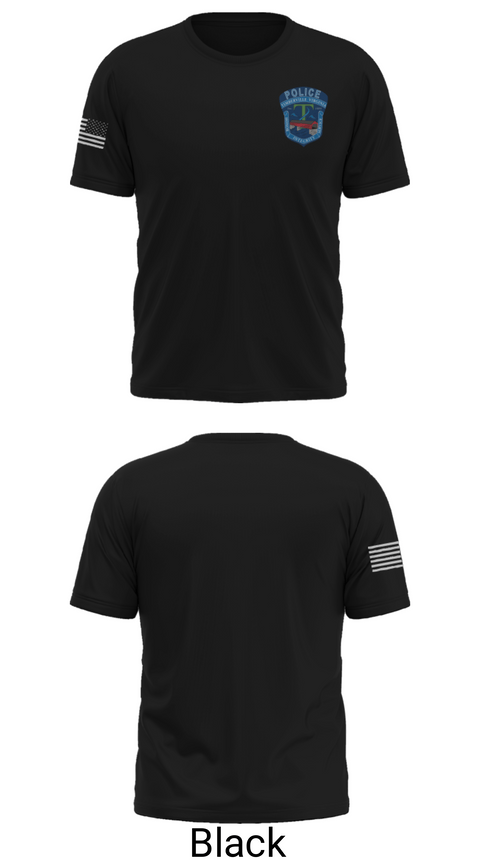 Short Sleeve Performance Shirt, Timberville Police Department, Police, Teamtime, Team time, sublimation, custom sports apparel, team uniforms, spirit wear, spiritwear, sports uniforms, custom shirts, team store, custom team store, fundraiser sports, apparel fundraiser