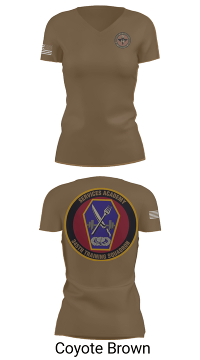 345 TRS 70386856 Women's Short Sleeve V-neck Shirt - 8