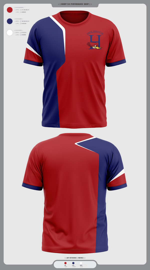 Short Sleeve Performance Shirt, Holbrook High School Wrestling, Wrestling, Teamtime, Team time, sublimation, custom sports apparel, team uniforms, spirit wear, spiritwear, sports uniforms, custom shirts, team store, custom team store, fundraiser sports, apparel fundraiser