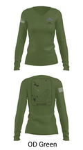 STAC, 389th MI BN (SO)(A) 69647578 Women's Long Sleeve V-neck Shirt - 57