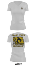 Gladiators Wrestling Club 89739308 Women's Short Sleeve V-neck Shirt - 19