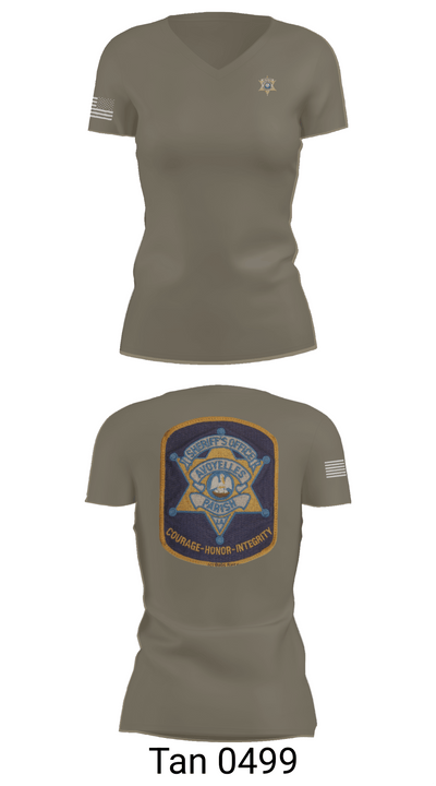Criminal Investigation 3938601 Women's Short Sleeve V-neck Shirt - 65