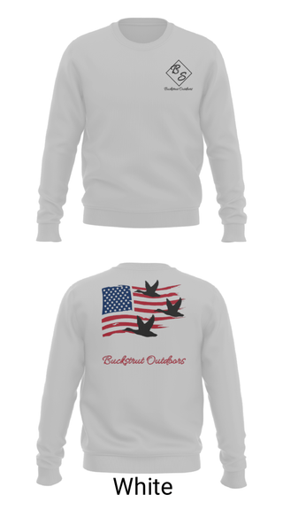 Crew Neck Sweatshirt, Buckstrut OutdoorsBuckstrut Outdoors, , Teamtime, Team time, sublimation, custom sports apparel, team uniforms, spirit wear, spiritwear, sports uniforms, custom shirts, team store, custom team store, fundraiser sports, apparel fundraiser