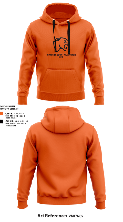 Hoodie, Gardner-South Wilmington High School Band, Spirit Store, Teamtime, Team time, sublimation, custom sports apparel, team uniforms, spirit wear, spiritwear, sports uniforms, custom shirts, team store, custom team store, fundraiser sports, apparel fundraiser