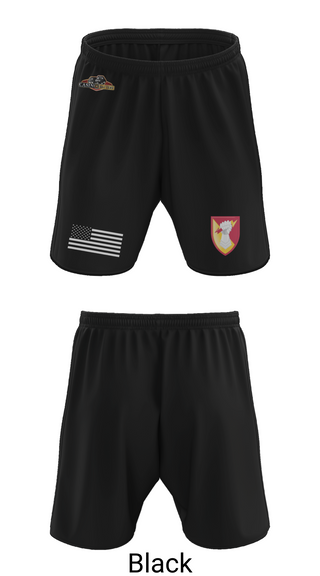 Athletic Shorts With Pockets, Charlie Battery, 1st Battalion 1st Air Defense Artillery Regiment, , Teamtime, Team time, sublimation, custom sports apparel, team uniforms, spirit wear, spiritwear, sports uniforms, custom shirts, team store, custom team store, fundraiser sports, apparel fundraiser