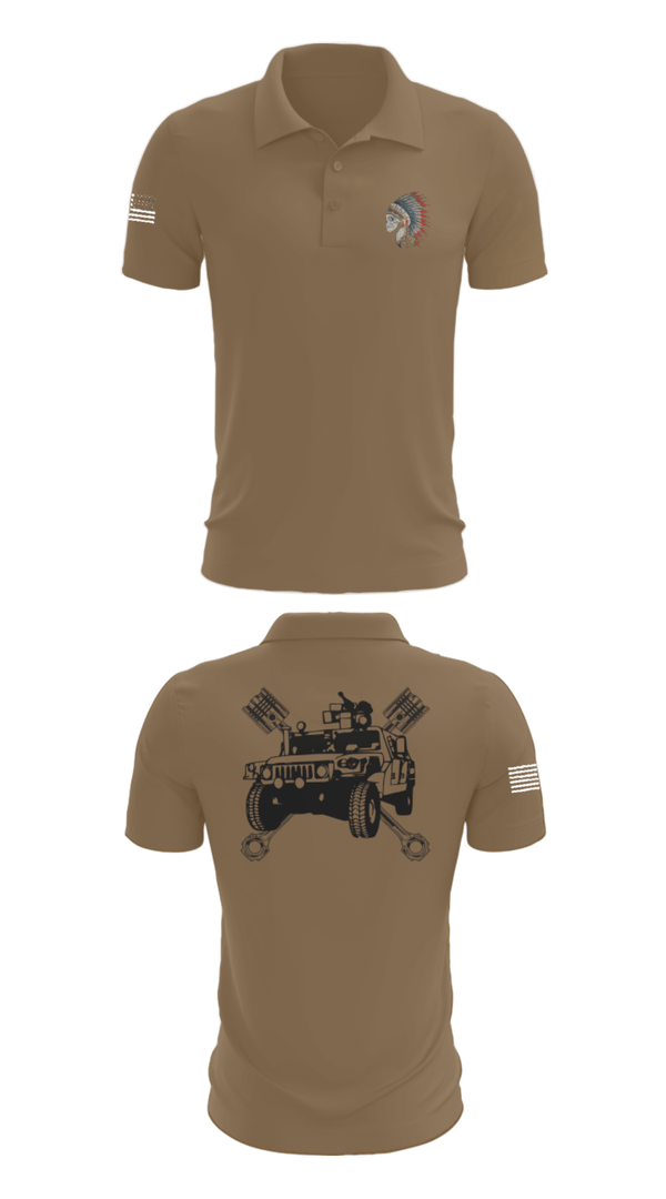 Short Sleeve Performance Polo, FMS 1, OKARNG, , Teamtime, Team time, sublimation, custom sports apparel, team uniforms, spirit wear, spiritwear, sports uniforms, custom shirts, team store, custom team store, fundraiser sports, apparel fundraiser