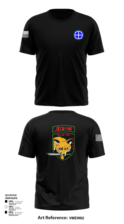 A co 935th ASB 3rd Platoon 87563624 Short Sleeve Performance Shirt - 127