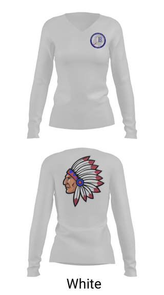 Womens Long Sleeve Vneck Shirt, Byhalia High School Cheer, Cheer, Teamtime, Team time, sublimation, custom sports apparel, team uniforms, spirit wear, spiritwear, sports uniforms, custom shirts, team store, custom team store, fundraiser sports, apparel fundraiser