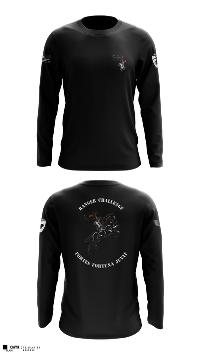 OSU Ranger Challenge 72016791 Long Sleeve Performance Shirt 1