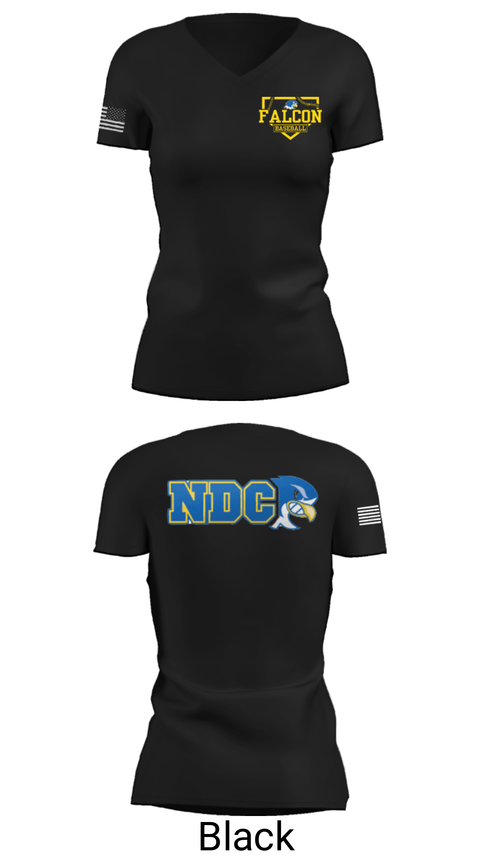 Women's Short Sleeve Vneck Shirt, Notre Dame College Baseball, Baseball, Teamtime, Team time, sublimation, custom sports apparel, team uniforms, spirit wear, spiritwear, sports uniforms, custom shirts, team store, custom team store, fundraiser sports, apparel fundraiser