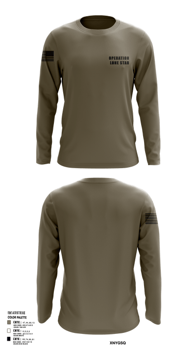 Operation lone star 69451561 Long Sleeve Performance Shirt 101