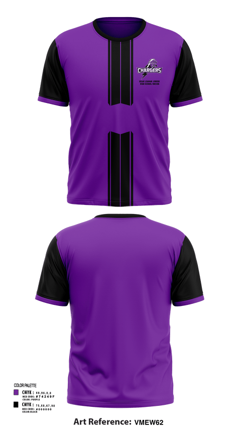 Short Sleeve Performance Shirt, Dean Leaman Junior High School Soccer, Men's Soccer, Teamtime, Team time, sublimation, custom sports apparel, team uniforms, spirit wear, spiritwear, sports uniforms, custom shirts, team store, custom team store, fundraiser sports, apparel fundraiser