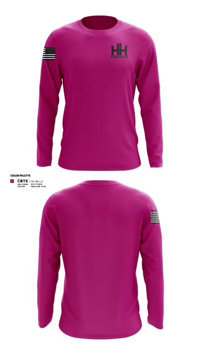 Huitron hauling llc 64794828 Long Sleeve Performance Shirt - 3